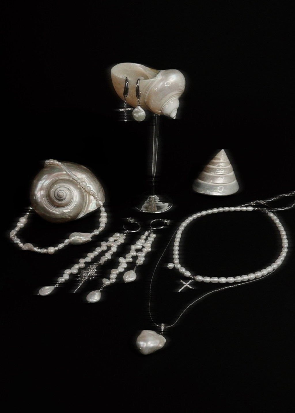 Natural pearl jewelry&nbsp;assortment